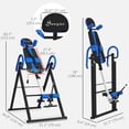 thumbnail image 3 of Soozier Folding Inversion Table with Safety Belt, 20°/40°/60° Adjustable, 3 of 10