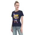 thumbnail image 4 of T-Shirt Basique à Manches Courtes pour Femmes Sailor Moon Édition Q Tsukiha, 4 of 6