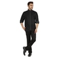 thumbnail image 2 of Bestman Formal Front Button Placket Solid Shirts For Mens Long Sleeve Regular Fit Shirt, 2 of 6