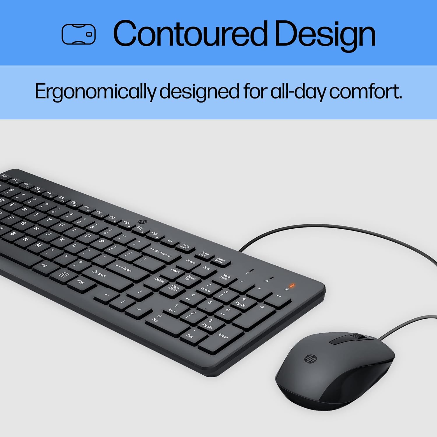 HP 150 Wired Mouse and Keyboard Combo