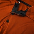 thumbnail image 5 of JDQJBZ Mens Summer Color Contrast Short Sleeve Shirt Breathable Quick Dry Business Casual, 5 of 5