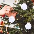 thumbnail image 3 of Velvet Christmas Balls 25pcs Flocked Christmas Tree Ornaments Assortment For Xmas Tree Holiday Decor, 3 of 4