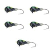 thumbnail image 3 of Ice Fishing Hooks, Ice Fishing Lures Portable 5PCS High Sharpness  For Perch, 3 of 8