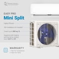 thumbnail image 2 of MRCOOL Easy Pro Climatiseur Thermopompe Mini-Split Sans Conduits 18K BTU Bricolage, 2 of 11
