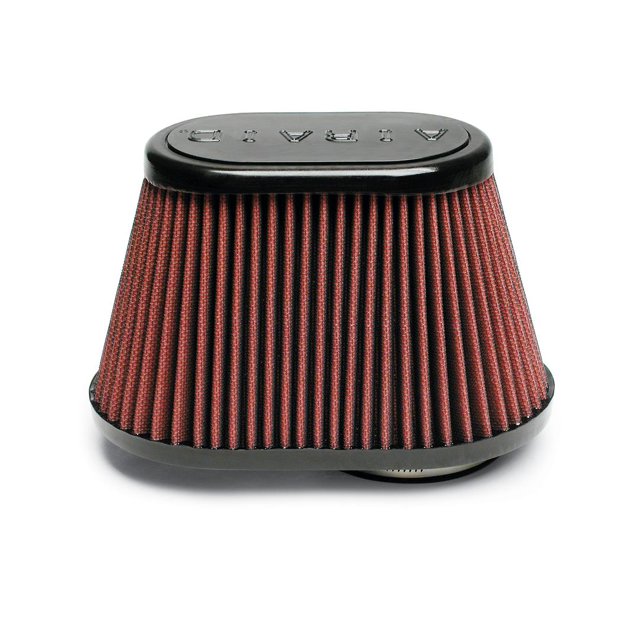 Airaid Air Filtre à P/N:720 128, un Filtre à Air de Moteur Universel en Forme de Cône avec Matériau en Gaze de Coton Huilé SynthaFlow. Comprend une Longueur de Dessus de 9 Pouces, une Largeur de Dessus de 4-1/2-inch, une Largeur de Dessous de 11-1/2-inch, une Largeur de Dessous de 5-inch et une Hauteur de 7-5/8-inch. Conçu avec un Diamètre Intérieur de Bride de 4-3/8-inch, Il Offre une filtration Supérieure