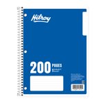 Hilroy® 1 Subject 200pg Notebook, Dark Blue