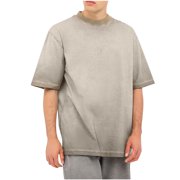 Chbgutlmr T Chemises pour hommes Été Loose 1/2 Manches Tees Drop Epaule Vintage Col d'équipage Surdimensionné Chemise