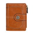 thumbnail image 1 of Esquirla Small Wallet Multifunctional Foldable Short Wallet for Street Shopping Women brown, 1 of 8