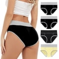 thumbnail image 2 of Culottes Menstruelles pour Femmes, 4 Pcs, Réutilisables, Anti-Fuites, Grande Taille, Culottes de Protection Post-Partum, 2 of 7