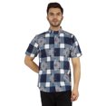 thumbnail image 1 of Inkmeso Chemise Asiatique pour Homme à Imprimé, Col Mandarin, Coupe Décontractée, Boutonnée, 1 of 7