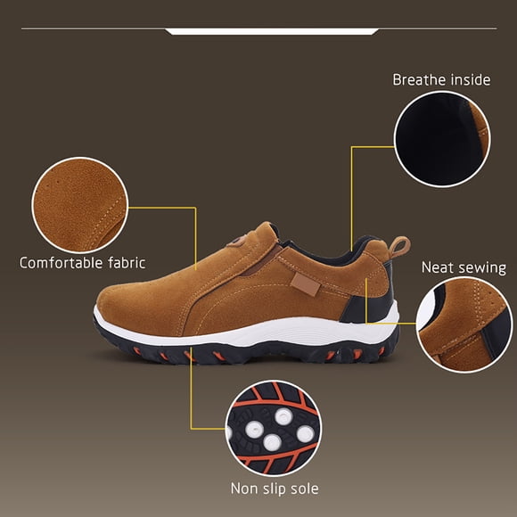 PEONAVET Air Cushion Steel Toe Shoes for Men Wide Width Lightweight Breathable Safety Toe Tennis Shoes Slip Resistant Puncture Proof Work Shoes - Summer