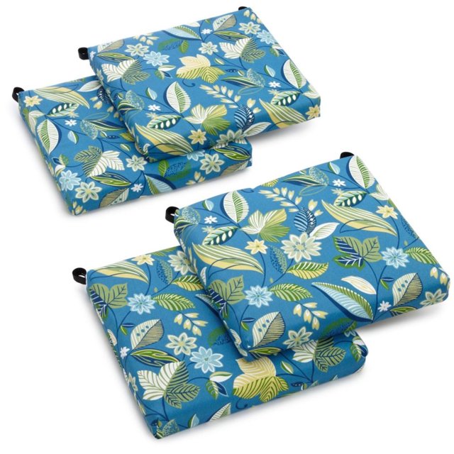 Coussin de Chaise en Polyester Filé de 20 Po sur 19 Po (Ensemble de Quatre)