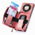 thumbnail image 5 of Crossbody Phone Case Wallet with Detachable Strap for Honor X9B Shockproof Cover Pink, 5 of 5