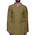 thumbnail image 3 of Atasi Kurta pour Homme en Satin de Coton, Col Chinois Uni, Kurta Long pour Homme, 3 of 5
