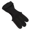 thumbnail image 2 of 3 Finger  Glove, Traditional Comfortable  Finger Guard Adjustable Tightness  For Beginner For Competition Archery XL, 2 of 8