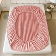 thumbnail image 4 of Fitted Bed Sheets,Winter Imitation Fleece Bed Sheet, Thickened Bedding for Student Dormitory and Home Use, 4 of 6