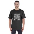thumbnail image 1 of Inkmeso T-shirt à Col Rond pour Homme, Graphique Imprimé « J'ai Demandé à Dieu Mon Meilleur Ami, Il m'A Envoyé Mon Fils », Tee pour Père Fils Amour, 1 of 7