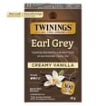 thumbnail image 1 of Twinings Earl Grey Creamy Vanilla Black Tea Bags, Smooth & Creamy, Naturally Caffeinated, 20 Count, 1 of 6