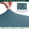 thumbnail image 3 of CHUN YI Housse de Coussin 1 Pce Spandex Extensible Texturé Boîte à Carreaux Housse de Siège, 3 of 6