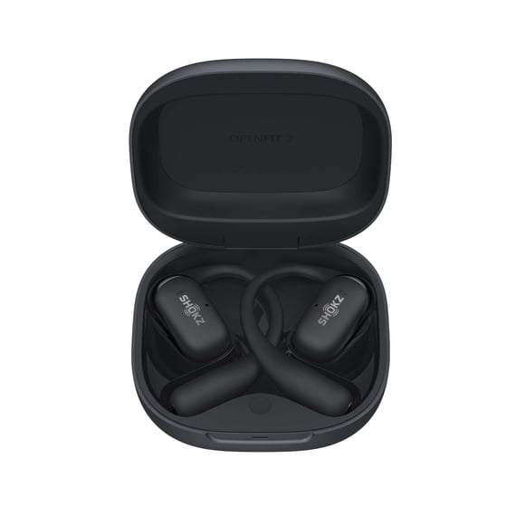 Shokz - OpenFit 2, Open-Ear True Wireless Earbuds - Black