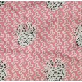 thumbnail image 5 of oneOone Cotton Poplin Twill Peach Fabric Abstract Block Craft Projects Decor Fabric Printed By The Yard 56 Inch Wide, 5 of 5