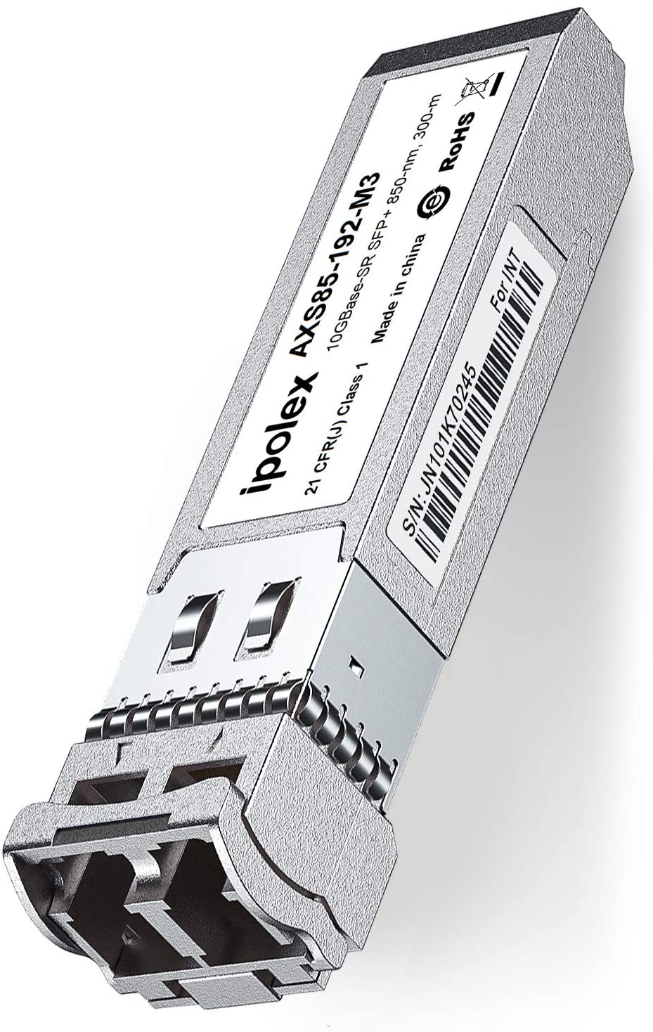 ipolex Module Émetteur-Récepteur 10Gb/s SFP+ 10GBase-SR pour Cisco SFP-10G-SR Cisco Meraki Ubiquiti D-Link Supermicro Netgear