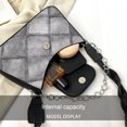 thumbnail image 4 of ZheElen Trendy Chain Fashion Single Shoulder Crossbody Bag With Hardware Exquisite black, 4 of 6