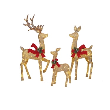 S/3 DEER FAMILY