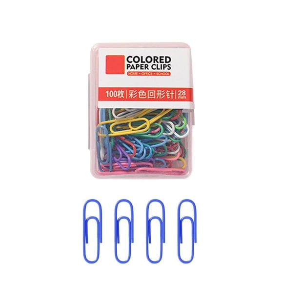 Back to School Supplies Paper Clips Clips Colored Clips Set Assorted Sizes Paperclips Paper Clamps Bands for And School Supplies Document Organizing
