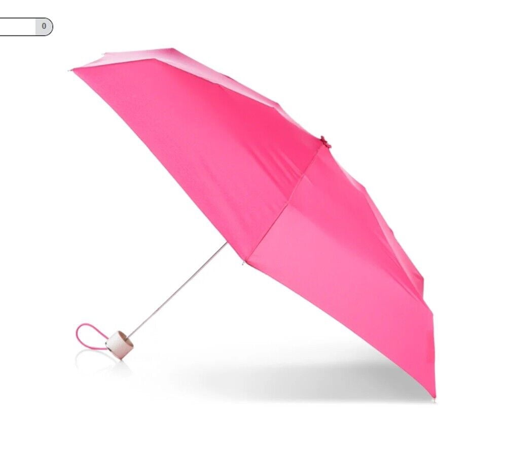 Totes Mini Manual Open Close Umbrella With Neverwet Magenta - 8407