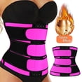 thumbnail image 2 of Women Wrap Waist Belt Slimming Body Shaper Plus Size Waist Trainer Shapeware, 2 of 9