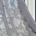 thumbnail image 4 of Flower Sheer Curtain Tulle Window Voile Drape Valance 1 Panel Fabric, 4 of 4