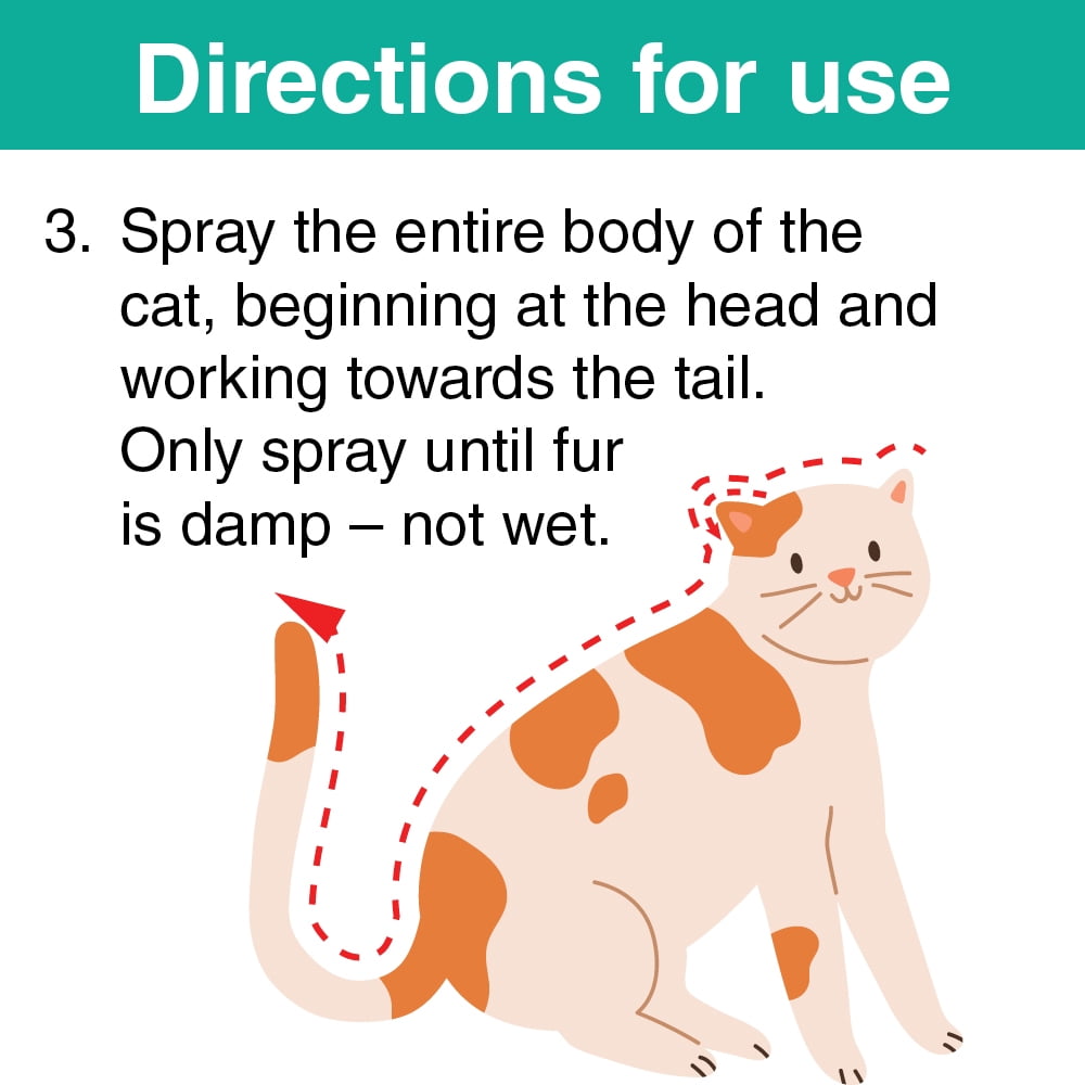 Zodiac Vaporisateur Anti-Puces & Tiques à Double Action pour Chats & Chatons, 236mL