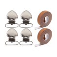 thumbnail image 1 of KLKCMS 4 Pcs Clips de Tension Latérale pour Tringle Accessoire de Cadre de Couture, 1 of 9