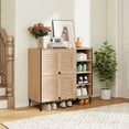 thumbnail image 2 of Costway Armoire de Rangement pour Chaussures avec Portes Rabattables, Tablettes Ajustables et Amovibles pour l'Entrée, 2 of 9