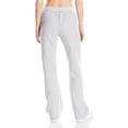 thumbnail image 2 of Hanes Womens ComfortSoft EcoSmart Open Leg Fleece Sweatpants, M, Light Steel, 2 of 2