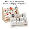 thumbnail image 3 of Female Jewelry Organizer Bracelet Chain Watch Fashion Rack Stand Display Display Stand Storage Hard Holder Desktop Shoecase Living Room Yellow, 3 of 8