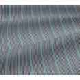 thumbnail image 4 of oneOone Tissu Jersey Viscose Multicolore Rayé Imprimé au Mètre 60 Pouces de Large, 4 of 4