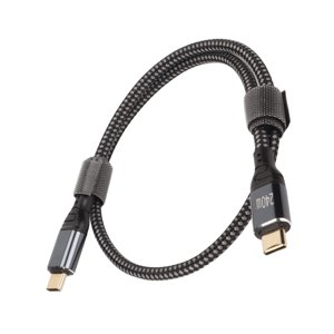 USB C To USB C Charging Cable, PD240W Nylon Cable Charging Cable USB2.0 Type C Interface  for Tablet 50cm