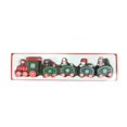 thumbnail image 4 of Christmas Ornaments Set Wooden Christmas Train Decorations Wooden Train Set, 4 of 7