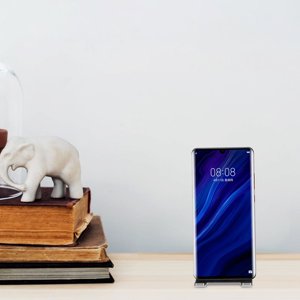 Raindrops Support de bureau pliable et réglable pour téléphone portable gris Idéal pour la maison et le voyage