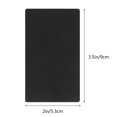 thumbnail image 2 of COOPHYA Kraft Paper Greeting Card Blank Message Paper Black 100Set 3.54X2.09X0.04In, 2 of 7