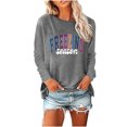 thumbnail image 1 of Birdeem Women's Round- Neck Christmas Printing Recreational Long Sleeve Tops, 1 of 1