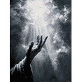thumbnail image 1 of Hope Reaching For Light Canvas Wall Art 15.75x11.81 Inches, 1 of 8