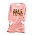 thumbnail image 1 of HKEJIAOI Sweat-shirts pour Women Col Rond Graphique Mi-Lourd Long Sleeve Shirt, 1 of 3