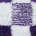 thumbnail image 2 of Tapis de bain Mainstays Kids Collection Chat Quadrillé Mauve Antidérapant, 17" x 24", 2 of 5