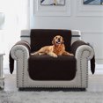 thumbnail image 1 of SuoKom Housse de Canapé Réversible pour Coussin Housse de Canapé Sofa pour Chiens Protège-Meubles Résistant à l'Eau avec Bâtons en Mousse Sangles Élastiques pour Animaux Chats, 1 of 7