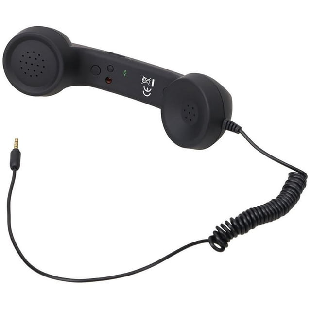 MesaSe 3.5mm Retro Mobile Phone Cellphone Receiver Telephone Handset with Microphone