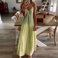 thumbnail image 1 of Gspmoly Robes pour Femmes, Camisole Décontractée Sans Manches à Encolure en V Imprimée, Robe Longue Maxi Débardeur, Robes d'Été pour Femmes jusqu'à 65 % de Rabais, 1 of 5
