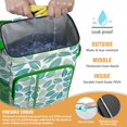 thumbnail image 2 of Summer Floral Pattern Cooler Bag - 20L Soft Cooler with Long-Lasting Insulation, Great for Beach and Camping, 2 of 5